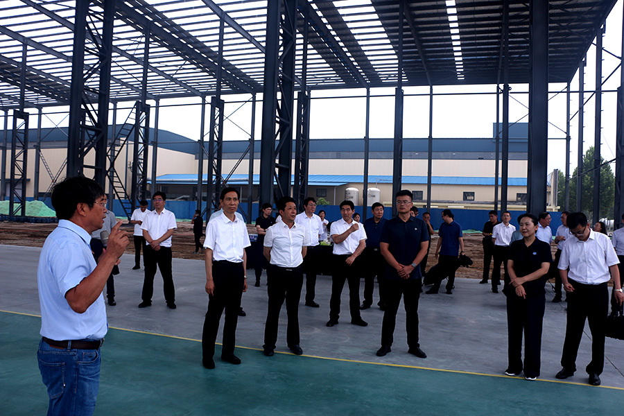 The on-site observation team of key industrial projects in the city visited the company for on-site observation